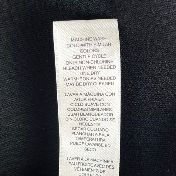 Chicos Angled Seam Wendi Dress Black Size Medium 8 - Picture 12 of 12